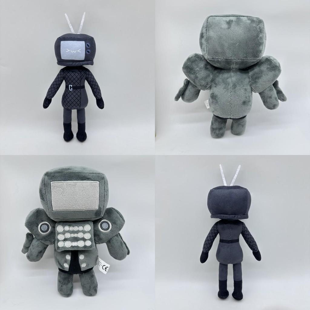 Adorable Skibidi Toilet Plush Toy Short Hair For Extra Cuddliness Various Colors Available