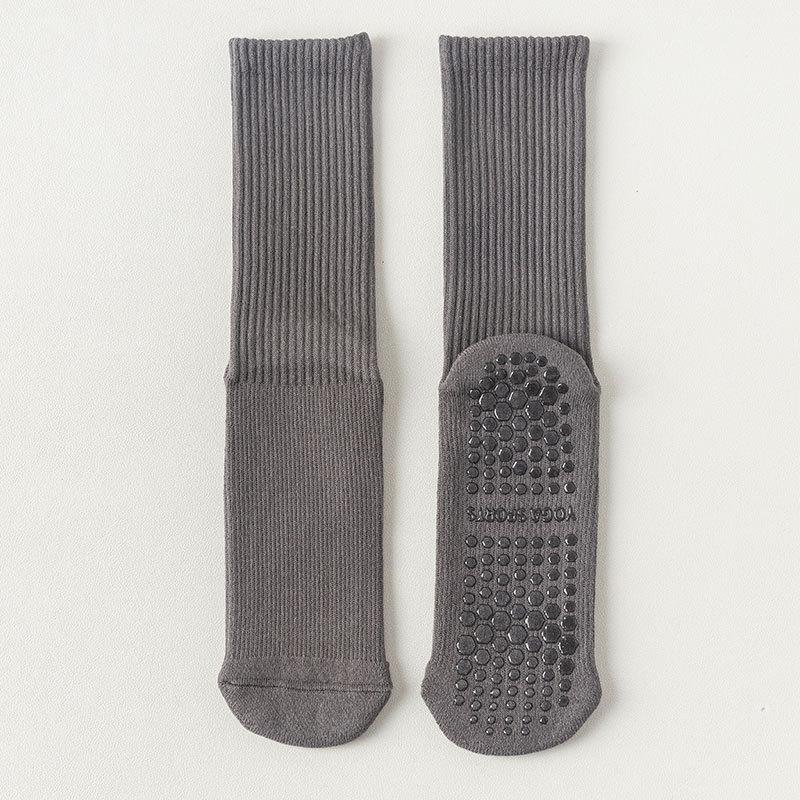Women's Winter Thickened Towel Pilates Yoga Boneless Silicone Non Slip Tall Cotton Socks