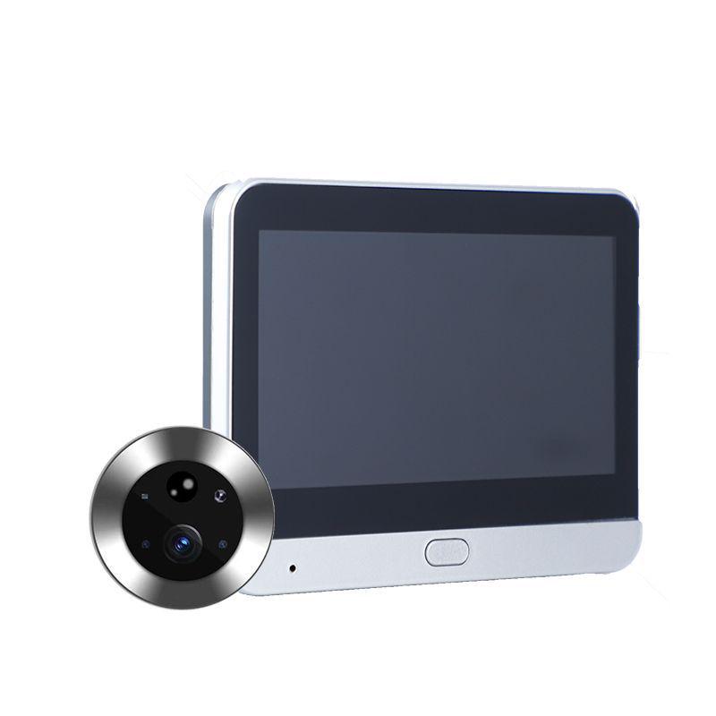

WiFi Voice-Controlled Camera Doorbell with Anti-Theft and Visual Intercom No Memory