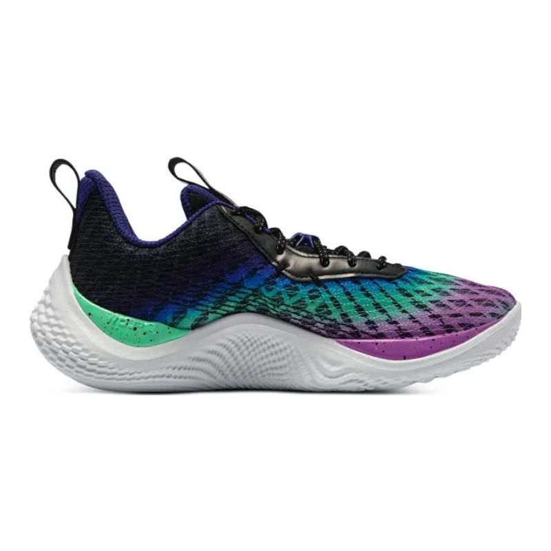 Curry Brand Curry Flow 10 GS Northern Lights Kids Sneakers Multi-Color Black Blitz-Red 3025627-500