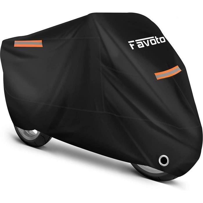 Housse Protection pour Moto Couverture Polyester 210T Résistant aux Déjections d'oiseaux, à l'eau, à la Poussière-Neige-Pluie,[39]