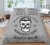 Quilt Cover 3D Printing Skull Home Bedclothes with Pillowcase King Double Size Soft Bed Set Luxury Duvet Cover