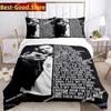 Eminem hip-hop singer All Season Bedding Set Duvet Cover Full Queen King Size Pillowcase Bed Printed Bed Set Aldult Kid Bedroom