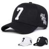 Unisex 7 Holy Letter Embroidery Baseball Caps Spring Autumn Outdoor Adjustable Casual Hats Sunscreen Hat Sports Cap