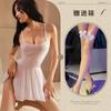 Sexy Perspective Sex Nightgown Cute Little Woman Pure Desire Suspender Pajamas Backless Temptation Sex Pajamas Super Large Size