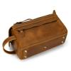 Casual Mens Leather Clutch Wallet Long Handbag Genuine Leather Zipper Hand Clutch Bag Wash Storage Bag toiletry bag men women