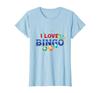 I Love Bingo Game Lucky Lottery Player Gambling Game T-Shirt_