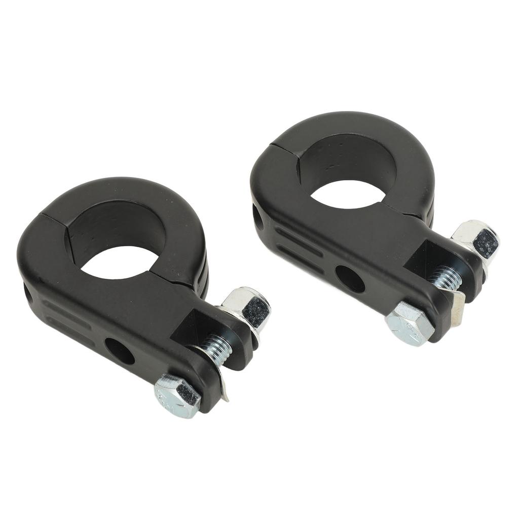 Footpeg P Clamp Mounting Kit Aluminium Alloy Foot Rest Pedal Clamp Bracket for Motorcycle