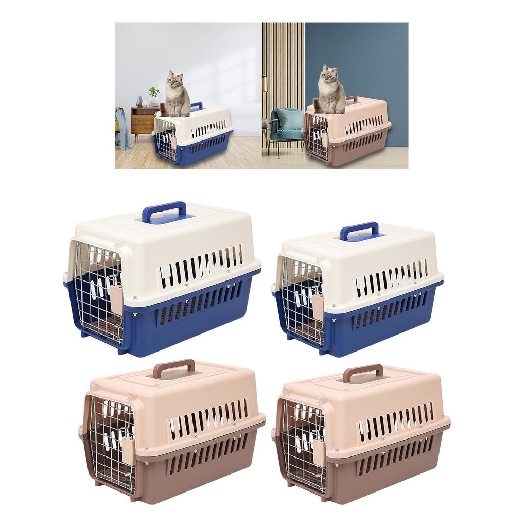 Portable Hard Sided Travel Carriers Case Handbag Crate Nest Cat Dog Cage for Kitten Small Medium Animals Rabbits Sightseeing
