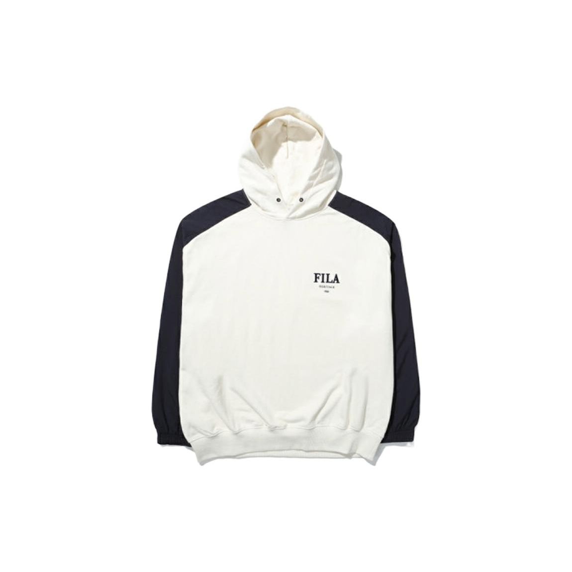 

FILA Color Block Casual Pullover Hoodie Unisex hoodies White FS2POD4107X L