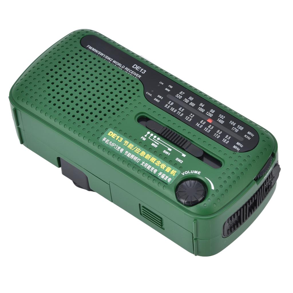 Radio FM Sensibilitate ridicată MW SW Calitate bună a sunetului Funcție de alarmă Radio mic reîncărcabil pentru casă