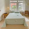 3Pcs Romantic Love Heart Pattern Bed Sheet Set Geometric Printed Thickened Bedspread with Pillowcases Soft Cotton Bedding Set