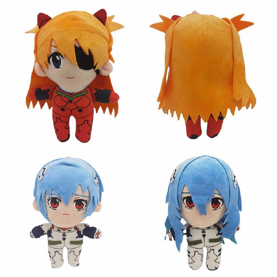 Classic Ayanami Rei Plush Toy Doll Cartoon Anime Plush Toy Kawaii Evangelion Plush Doll Eva Soft Stuffed Room Decor Xmas Gifts
