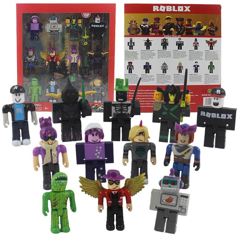 Roblox Action Figures 12 Pcs 2.5 To 3 Inch Collectible Virtual Game Character Toys With Accessories Box Set For Kids Collectors