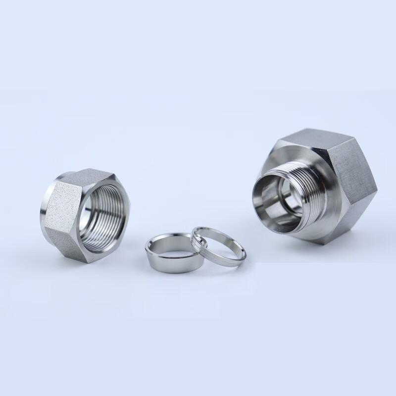 316L Stainless Steel Pressure Gauge Double Ferrule Adapter