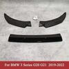 Car Front Bumper Lip Splitter Spoiler For BMW 3 Series G20 G21 330e 320d 318d 330d 320d 2019-2022 Diffuser Body Kits Tuning