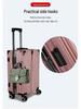20" Carry-On Trolley with Silent Wheels, Combo Lock - Men's, Women's, Student - Large 28" Capacity