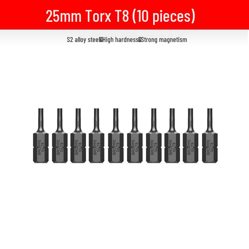 Compact Electric Screwdriver Bit Set: Phillips, Slotted, Torx, Hex, Strong Magnetic Power Drill, S2 Magnetic Bits.