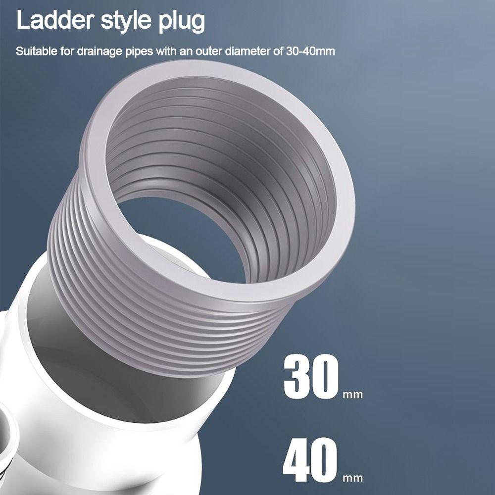 Sealing Ring Sink Drain Pipe Adapter Drainage Water Pipe Joint Washing Machine Drainage Supplies