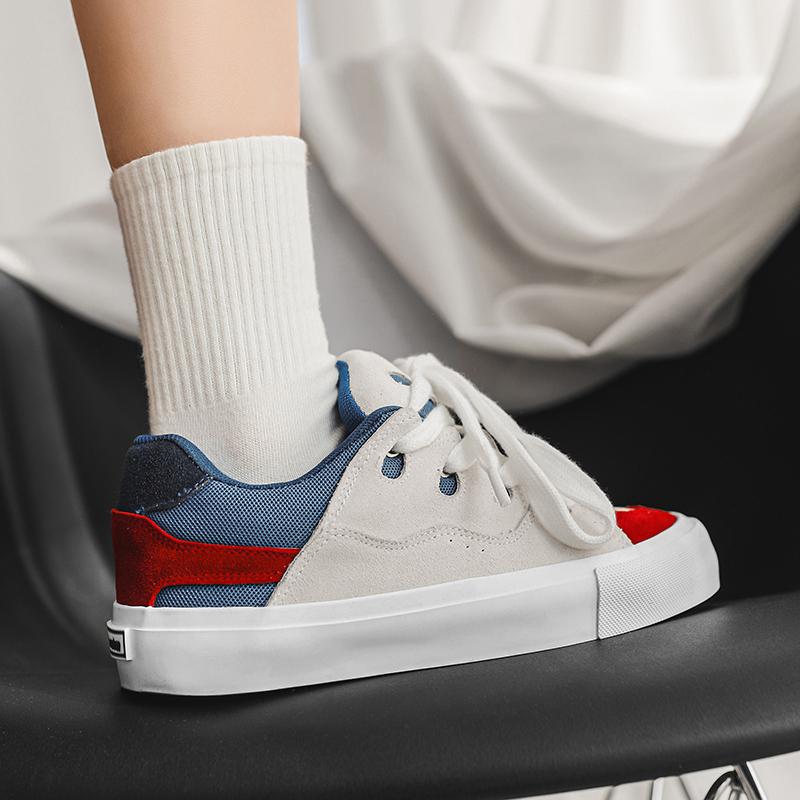 Summer Men's Shoes 2025 New Trendy Popular Couple's Niche Design Canvas Sneakers Casual Trendy Shoes