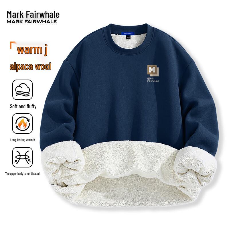 

Mark Fairwhale Men s Heavyweight Fleece Crewneck Sweatshirt L
