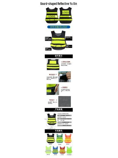 Aiwesha Kürbisstil Reflektierende Sicherheitsweste