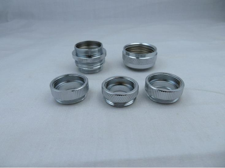 5-Piece Brass Female Faucet Aerator Adapter Set for Garden Hose Connection