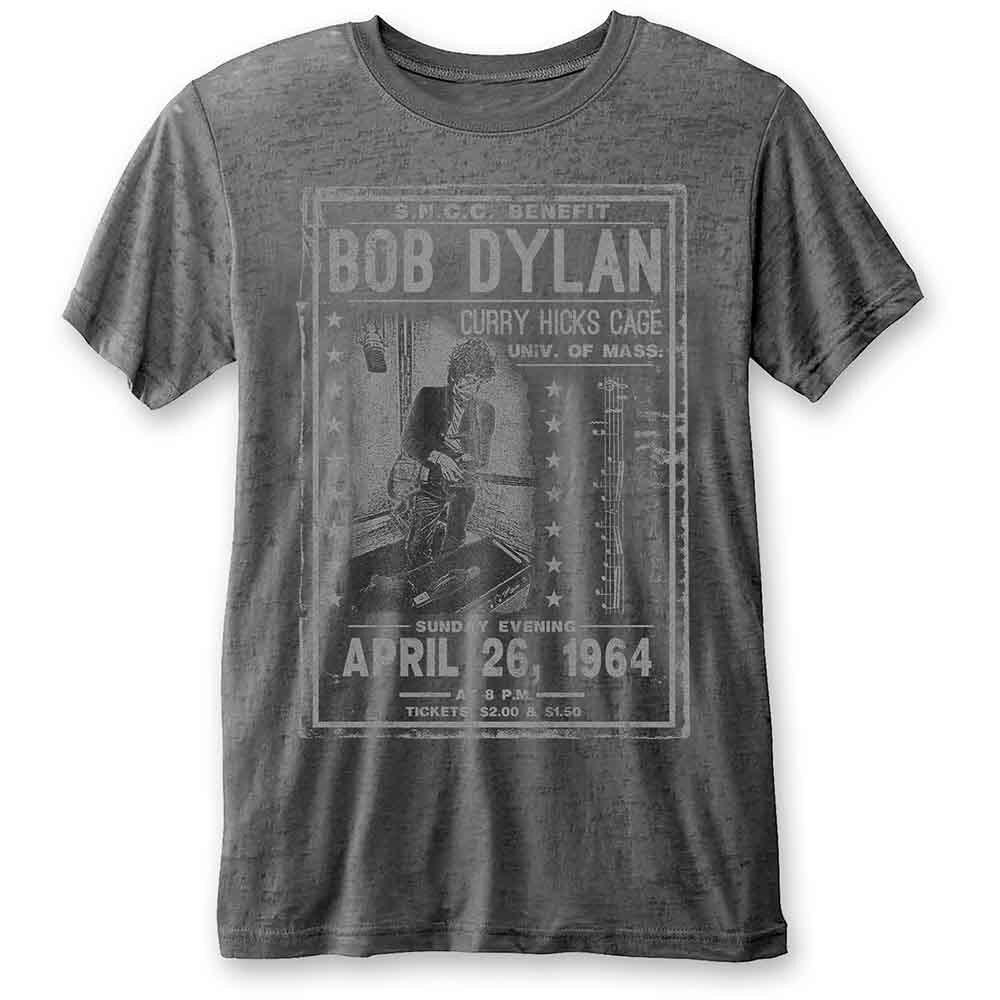 Bob Dylan Curry Hicks Cage (Grey) Burnout T-Shirt (small) XL