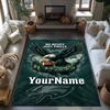 Philadelphia Eagles Customizable Name Floor Mat Design For Hallway Game Room Dormitory Decorate Room Antislip Carpet Decorate Offices Spiritual Gift