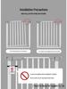Indoor Pet Gate & Stairway Guard - No Drill Dog Fence & Playpen