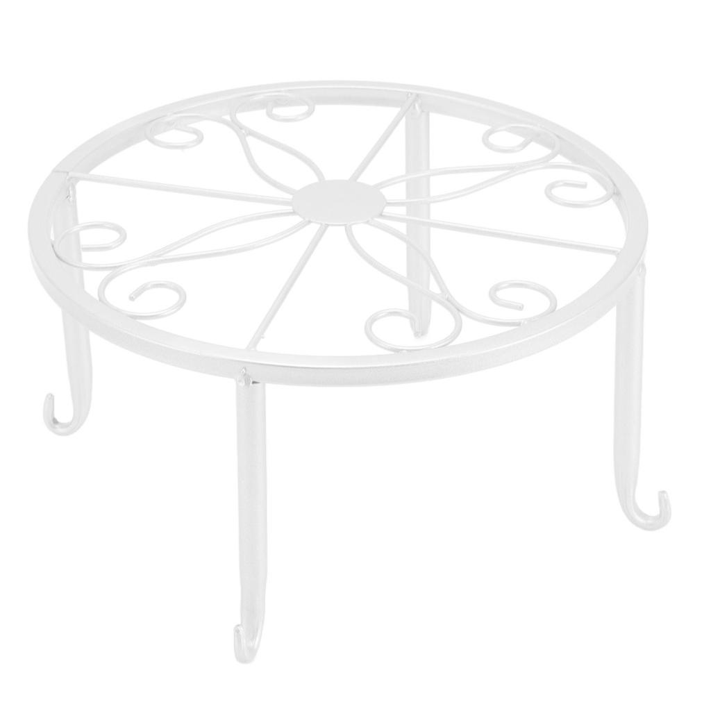 Single Layer Iron Plant Stand Floor Standing Simple Low Plant Pot Stand Balcony Living Room Flower Pot Shelf