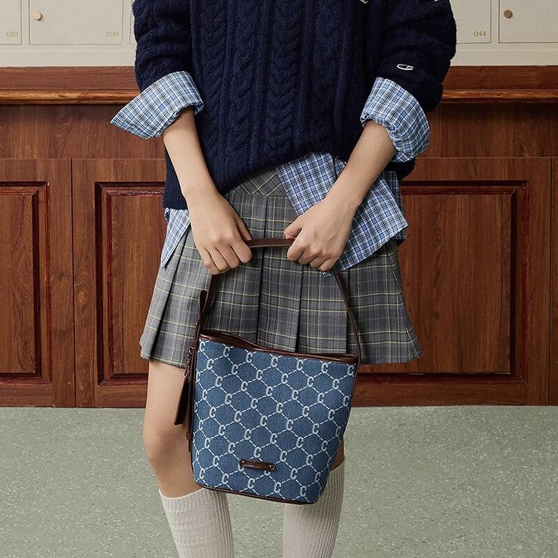 Champion Denim Bucket Tote Bag