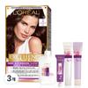 L'Oréal Paris Excellence Duo Cream Hair Dye, No. 3 Dark Brown, 3 Pcs.