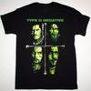 Členové kapely Type O Negative Černé tričko plné velikosti Unisex tričko