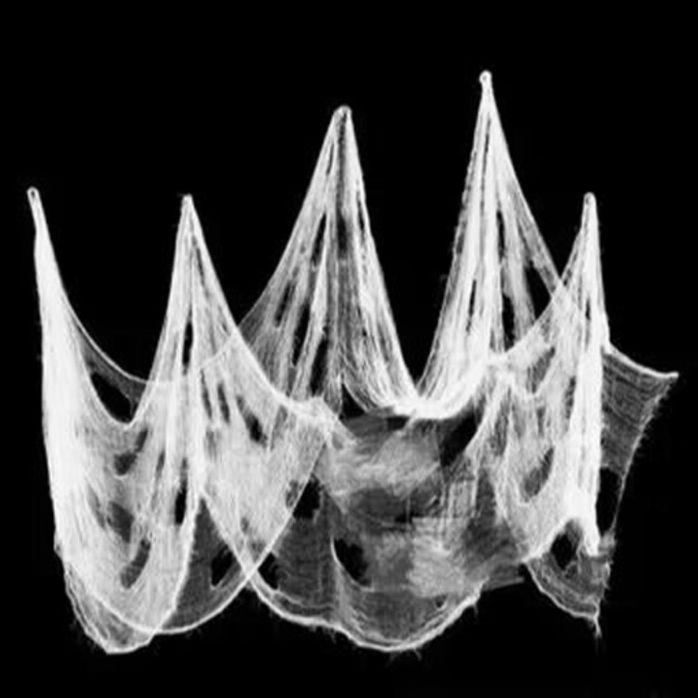 Fashion Black Halloween Spooky Cloth Drape Hang Up Spooky Halloween Decor Net Halloween Gauze Outdoor Decor