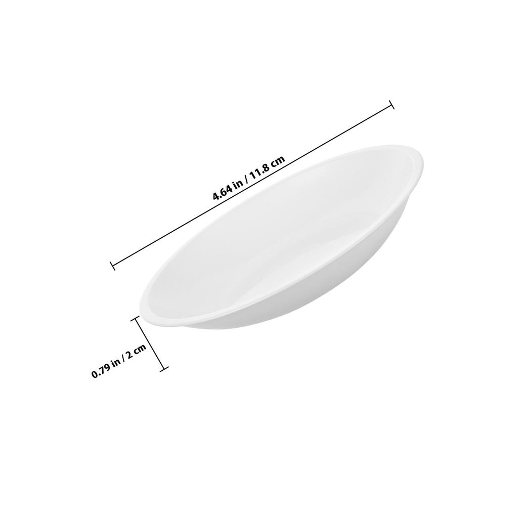 2Pcs Scale Tray Portable Food Weighing Bowls Reusable Plastic Kitchen Digital Scale Tray Accessories Measuring Pan for Kitchen