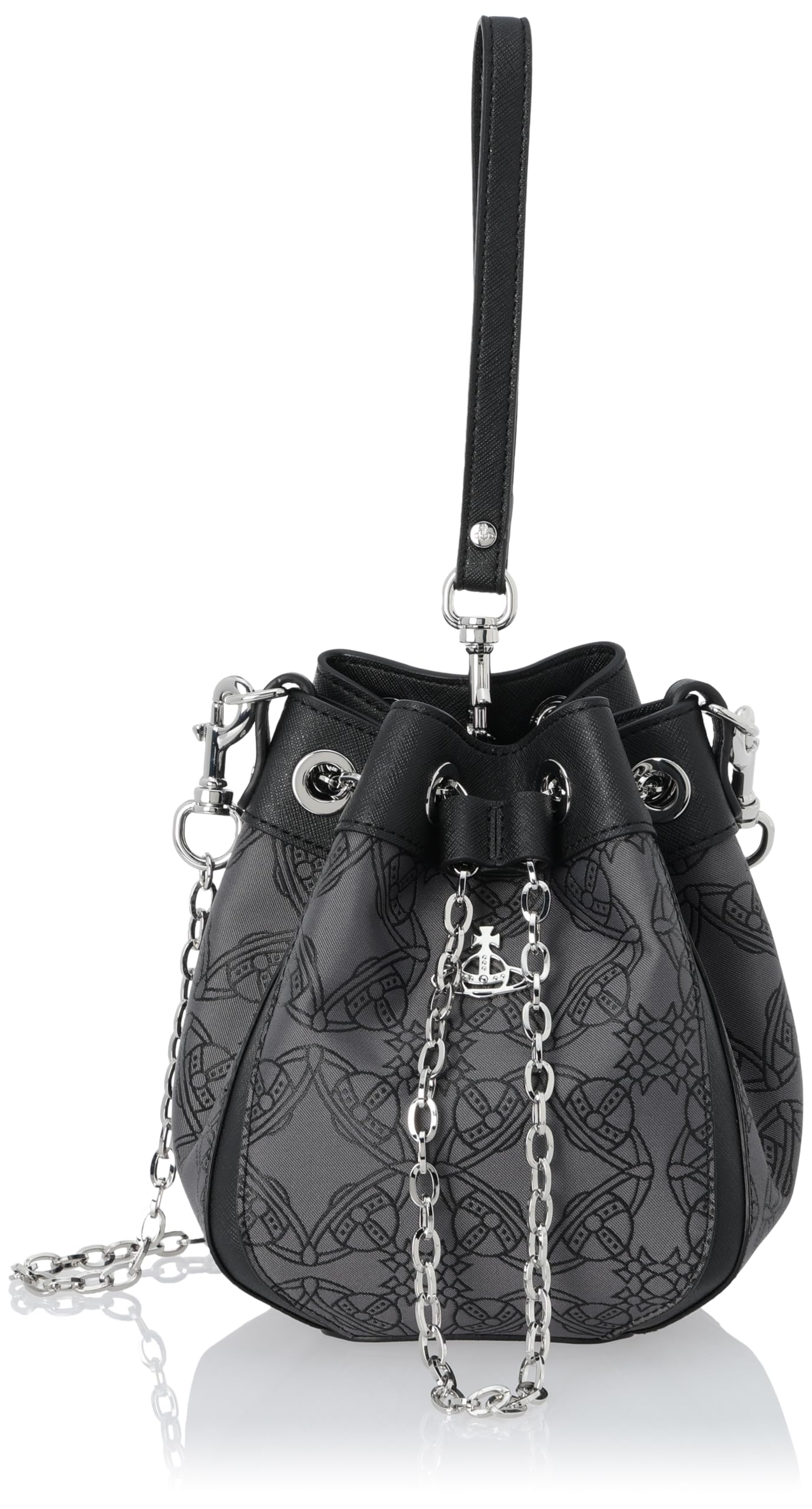 

Сумка через плече 43020016U CHRISSY [Vivienne Westwood] Жіноча ЧОРНИЙ/СІРИЙ [Артикул]