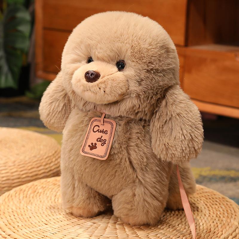 New Long-haired Dog Doll Cute Plush Toy Dog Doll Poodle Creative Birthday Gift