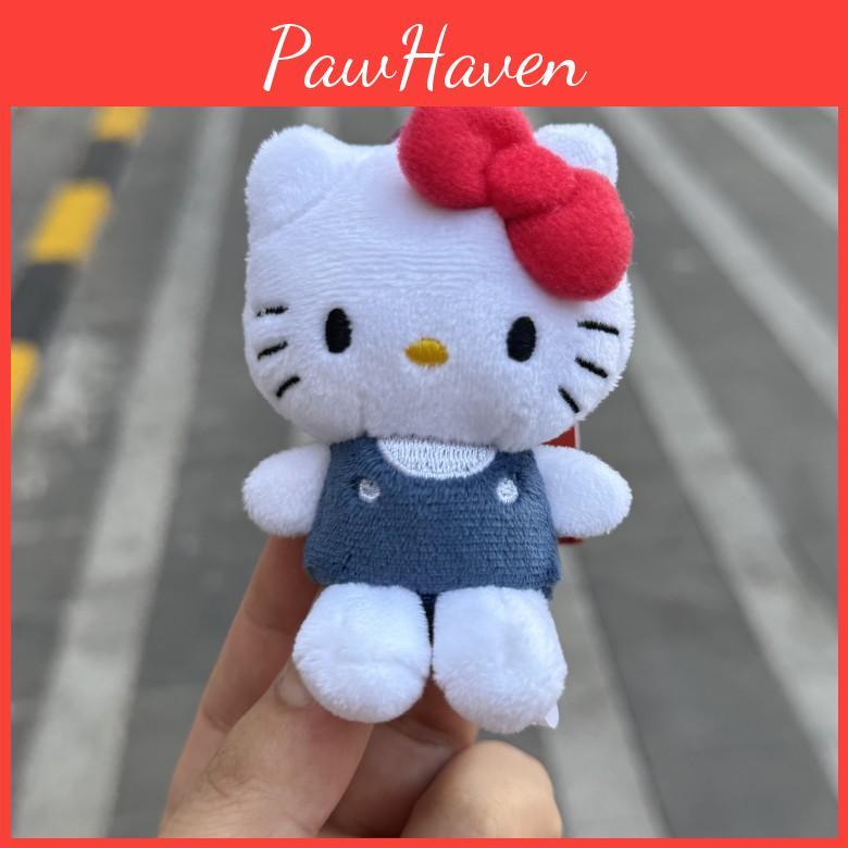 Keychain Plush With Heart Buckle For Bag Accessory And Gift Kids