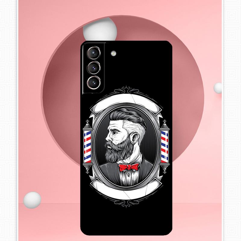 Barber Hair Stylist Case For Samsung Galaxy S25 Ultra S25 FE S20 S21 S22 S23 Plus S9 S10 S24 Ultra Cover Funda