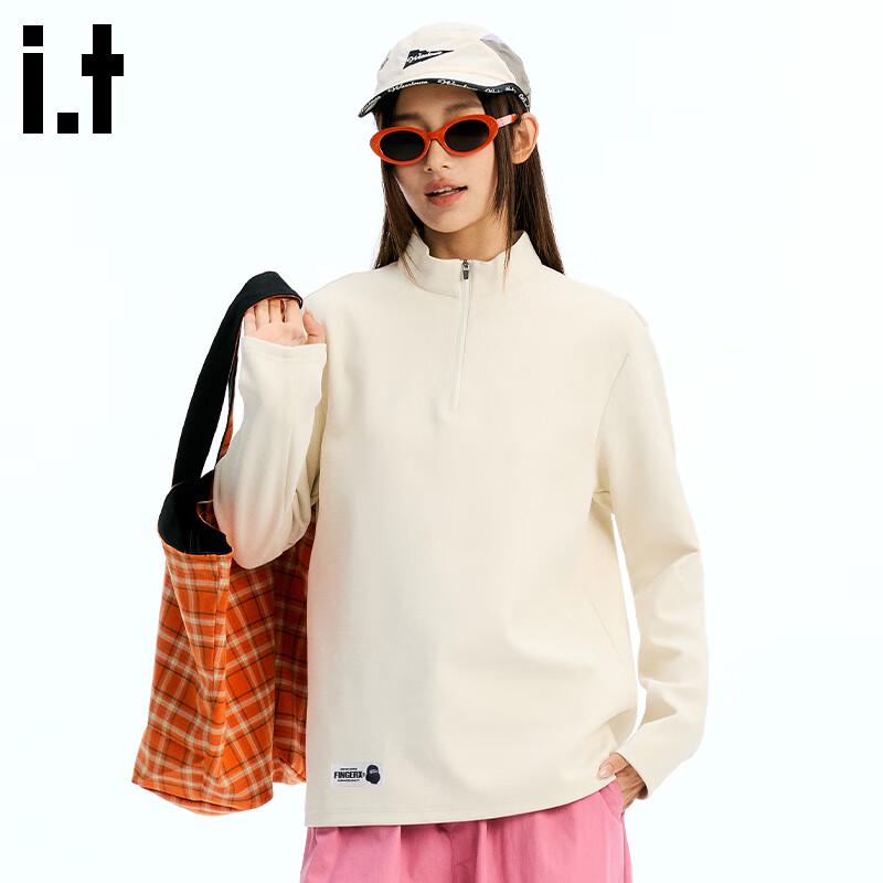 Fingercroxxit Unisex Quick-Dry Half-Zip Long Sleeve T-Shirt 4XL