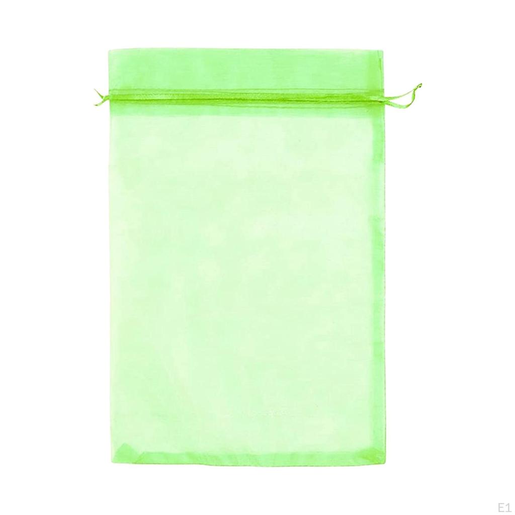 100 Protection Bags, Fruit Mesh Bags with Drawstring,