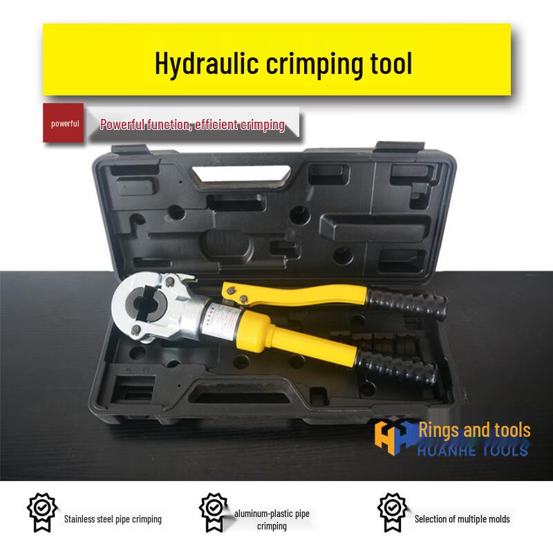 Hydraulické lisovací kleště na hadice s U-čelistí
