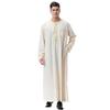 2023 Men's Loose Long Zipper Robe Shirt - Muslim Middle East Arab Dubai Malaysia Style
