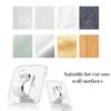 Strong Hold Transparent Wall Mounts Featuring Adhesive Technology Cautious Cable Fixing Hooks Suitable for Light Wire