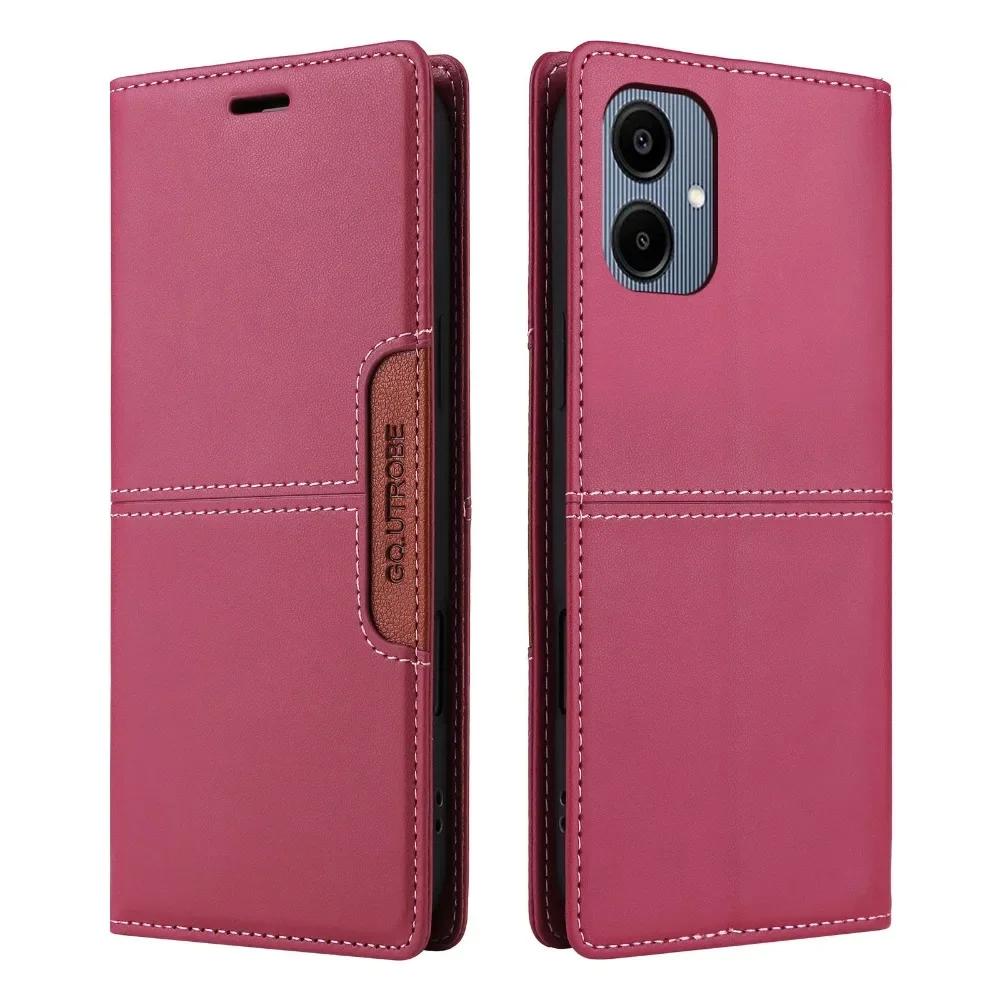Leather Wallet with Card Holder Phone Case for Samsung Galaxy A16 A06 A05 A05S A15 A25 A35 A55 A14 A54 A34 A53 A33 A73 A13 Cover