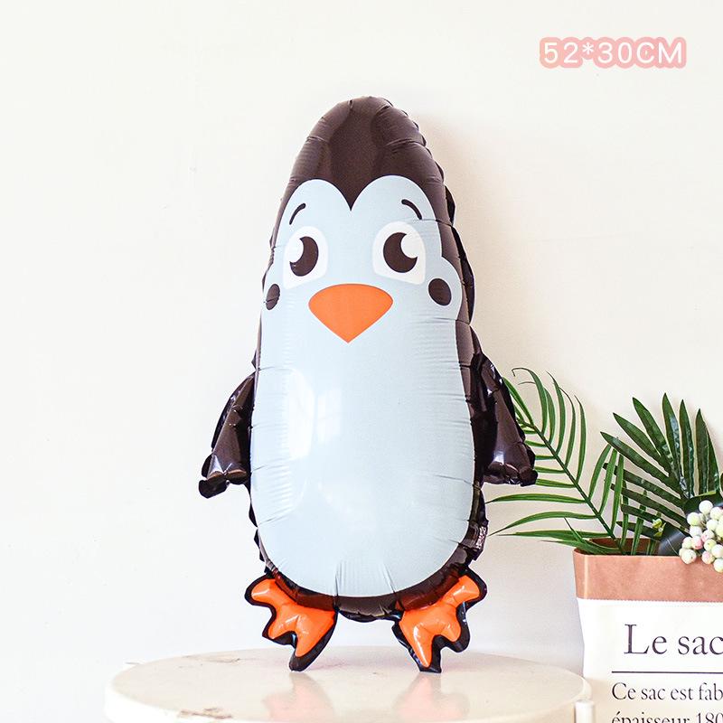 Baby Birthday & Back-to-School Cartoon Animal Balloons for Kids' Party - Giraffe & Elephant Theme