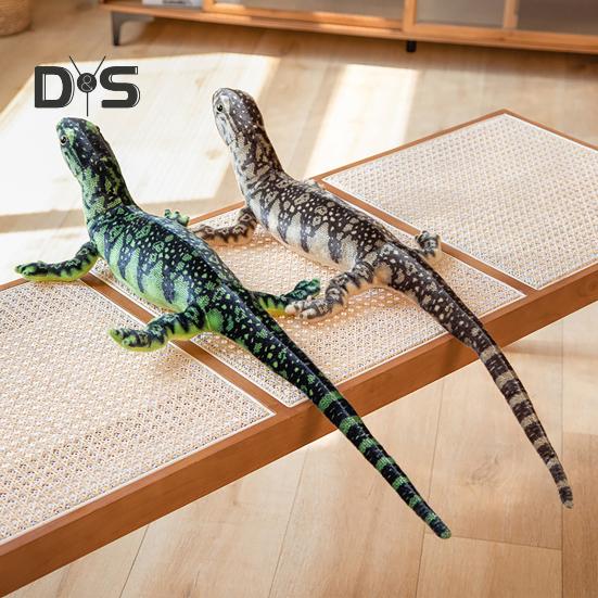 Realistic Lizard Plush Toy 29" Soft Stuffed Animal Lizard Simulation Chameleon Plushie Huggable Gift for Kids