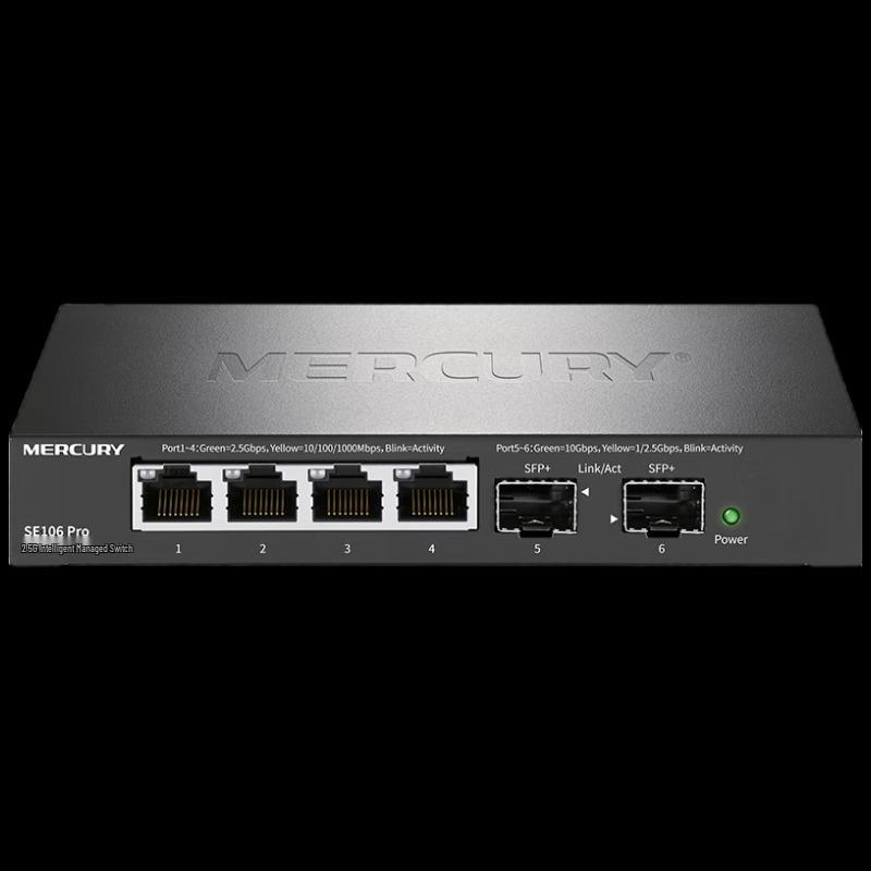 

Mercury SE106 Pro 2.5G Smart Managed Network Switch
