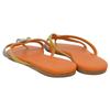 Great HERMES Sandals Orange Light Blue Yellow leather Women 36 Used